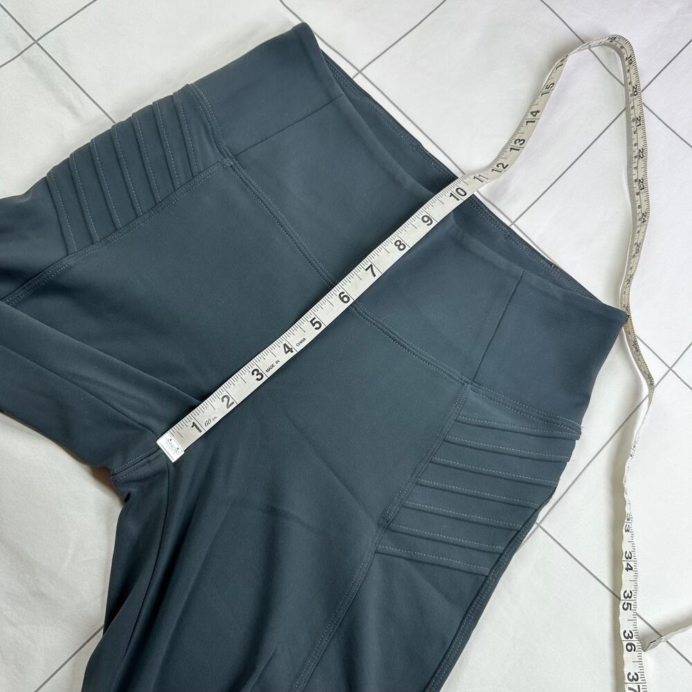 Athleta Leggings Womens Small Blue Gray Delancey Moto Travel Modern City Active - Picture 10 of 12
